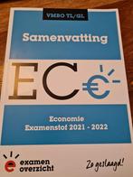 Samenvatting Examenstof Economie VMBO TL/GL, Nederlands, Ophalen of Verzenden, Zo goed als nieuw, ExamenOverzicht