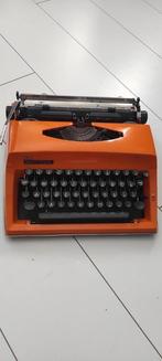 Vintage typemachine Adler Contessa de Luxe oranje, Ophalen of Verzenden, Gebruikt
