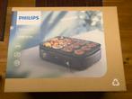 Philips tafelgrill, Witgoed en Apparatuur, Contactgrills, Ophalen of Verzenden, Uitneembare platen, Nieuw