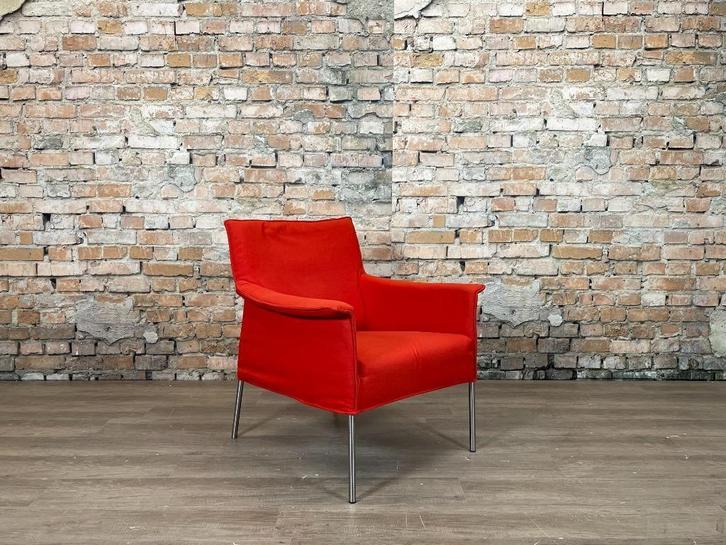 Design On Stock Limec bij TheReSales, Huis en Inrichting, Fauteuils, Zo goed als nieuw, Metaal, Stof, 50 tot 75 cm, 75 tot 100 cm