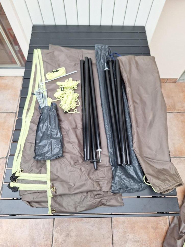 schaduwdoek 2 stuks, Tuin en Terras, Schaduwdoeken, Gebruikt, Ophalen of Verzenden