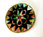 Vintage Mexico Sterling Zilver en Abalone Shell Broche, Ophalen, Zilver, Broche, Met edelsteen