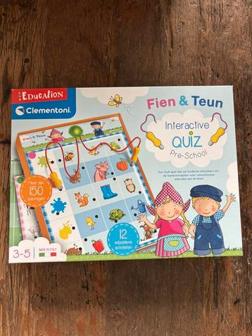 Clementoni Fien en Teun Interactieve Quiz NIEUW beschikbaar voor biedingen