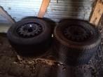 4 winterbanden met velgen. vredestein 195/65R15 Snowtrac., Ophalen, Gebruikt, Winterbanden, Velg(en)