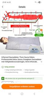 Infrarood Saunadeken, Thuis Sauna Deken,, Ophalen of Verzenden, Zo goed als nieuw, Apparaat