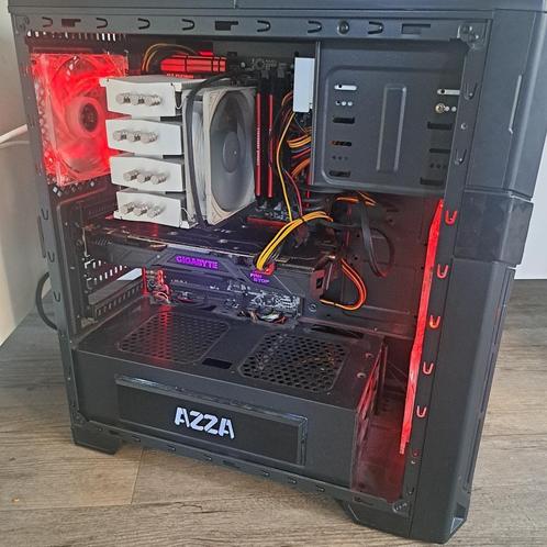 Gaming PC: i7 4770, GTX 1070 8GB, 500 GB SSD, Computers en Software, Desktop Pc's, Zo goed als nieuw, 3 tot 4 Ghz, HDD, SSD, 16 GB