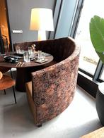 Luxe Halfronde Dinerbank | Bordeaux Pintail | Eetkamerbank, Ophalen of Verzenden, Nieuw, Hout