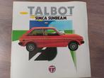 Talbot Simca Sunbeam Lotus autofolder ,1979, Overige merken, Ophalen of Verzenden, Zo goed als nieuw