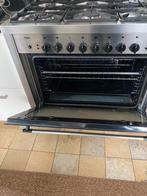 6-pitsgasfornuis met electrische oven, Witgoed en Apparatuur, Fornuizen, Ophalen, Gebruikt, Gas, Vrijstaand