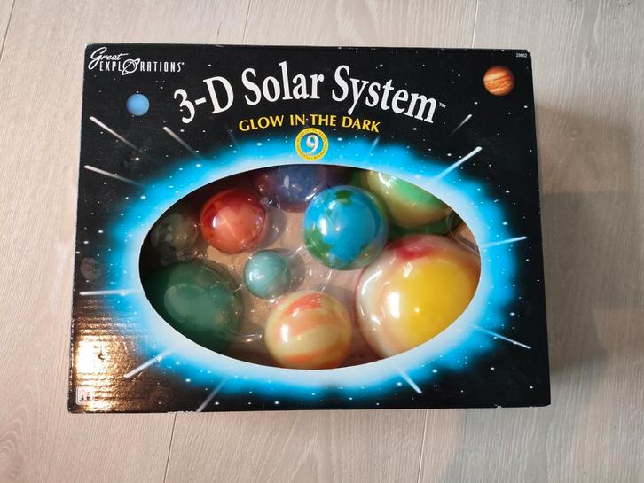 3D Zonnestelsel Glow in the Dark - Nieuw, Kinderen en Baby's, Speelgoed | Overig, Nieuw, Jongen of Meisje, Ophalen of Verzenden