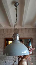 Grijblauw Hanglamp - Stijlvolle Verlichting, Huis en Inrichting, Lampen | Hanglampen, Ophalen, Gebruikt, Metaal, Minder dan 50 cm