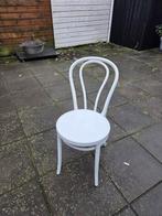 6 Eetkamerstoelen, Huis en Inrichting, Stoelen, Ophalen, Gebruikt, Wit, Hout