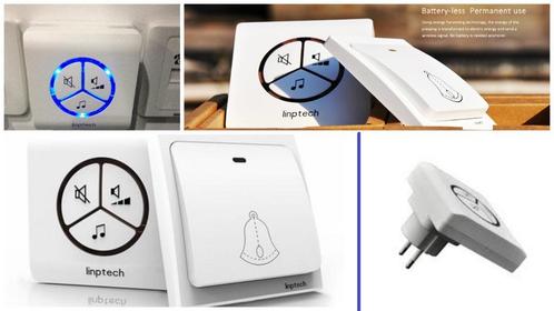Waterdichte, Batterijloze en Draadloze Plug-in Deurbel (G1), Huis en Inrichting, Woonaccessoires | Overige, Nieuw, Ophalen of Verzenden