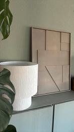 Schilderij/wandpaneel / reliëf kunstwerk – beige tinten, Ophalen of Verzenden
