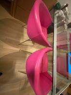 Artifort stoelen roze + glazen design eetkamertafel, Huis en Inrichting, Lampen | Hanglampen, Ophalen, 50 tot 75 cm, Zo goed als nieuw
