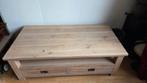 massief eiken salontafel, 100 tot 150 cm, Eikenhout, Zo goed als nieuw, Minder dan 50 cm