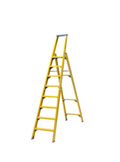 Kunststof Bordestrap 8 treden Nette Staat, Doe-het-zelf en Verbouw, Ladders en Trappen, Zo goed als nieuw, Trap, 2 tot 4 meter
