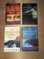 4 boeken van Dan Brown, Het verloren symbool, DaVinci Code,, Boeken, Nieuw, Dan Brown, Ophalen of Verzenden, Nederland