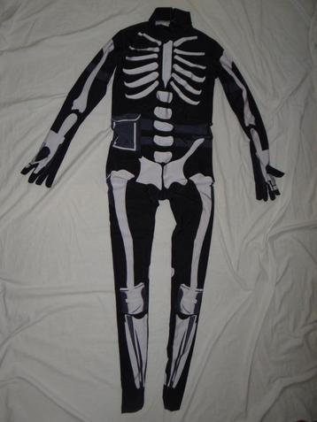 Leuk zwart/wit SKELET/HALLOWEEN pak beschikbaar voor biedingen