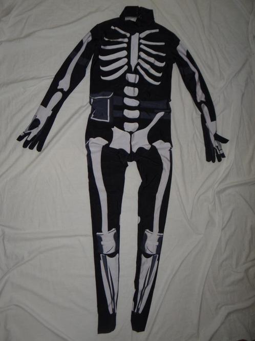 Leuk zwart/wit SKELET/HALLOWEEN pak, Kleding | Heren, Carnavalskleding en Feestkleding, Gedragen, Kleding, Carnaval, Maat 46 (S) of kleiner