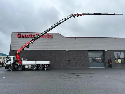 Iveco Stralis 480 X-WAY 8X2 + FASSI 545RA.2.26 + JIB L426 KR, Auto's, Vrachtwagens, Bedrijf, ABS, Airconditioning, Cruise Control