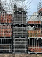 1500st. tuile du nord tdn grijs gesmoorde dakpannen 28x21cm., Ophalen, Overige materialen, Gebruikt, Overige typen