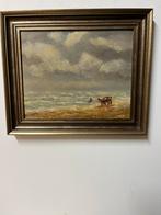 Schilderij de schelpen visser, Antiek en Kunst, Ophalen of Verzenden