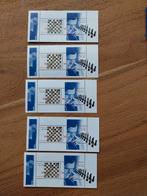 Blokje Max Euwe uit 2001(5x), Postzegels en Munten, Ophalen
