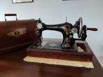 Antieke Singer naaimachine met houten koffer, Antiek en Kunst, Antiek | Naaimachines, Ophalen