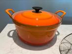 Cousances faitout friture 26 cm Vulcanic als nieuw, Gietijzer, Overige typen, Ophalen of Verzenden, Zo goed als nieuw