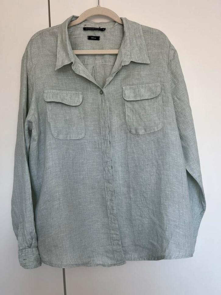 Les essentiels  de monoprix linnen 40/42, Kleding | Dames, Blouses en Tunieken, Zo goed als nieuw, Maat 42/44 (L), Ophalen of Verzenden