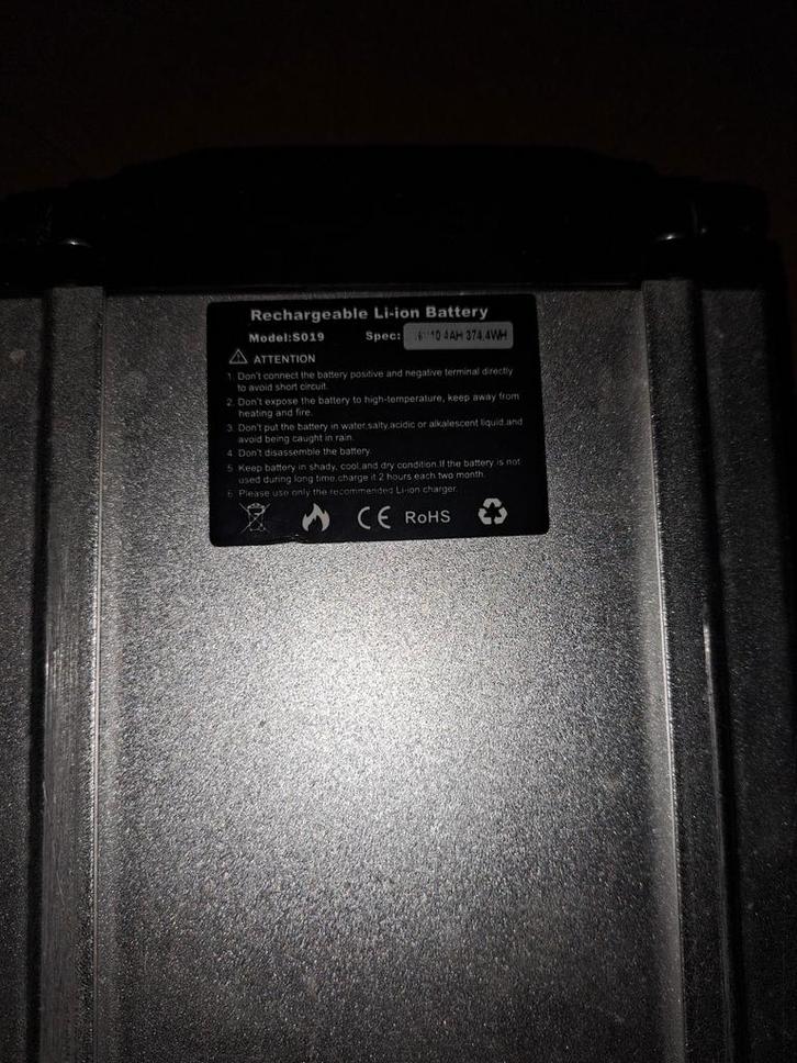 Accu voor stella fiets. Li-ion batterij., Fietsen en Brommers, Fietsaccessoires | Fietsaccu's, Ophalen of Verzenden