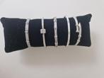 Armbanden set zilverkleurig, Ophalen of Verzenden, Nieuw, Zilver, Staal