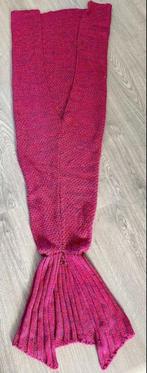 Zeemeermin mermaid vis staart deken , roze, Ophalen, Gebruikt, 100 cm of meer, Deken