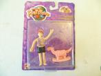 The Flintstones Mattel 1994 figuurtje Pebbles + Hobbelpaard., Ophalen of Verzenden, Nieuw, Film, Actiefiguur of Pop