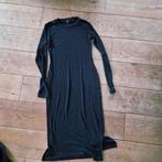 Lange zwarte jurk lmtd  met splitjes en glitter mt 158, LMTD, Meisje, Ophalen of Verzenden, Zo goed als nieuw