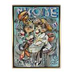 Uniek schilderij van Guy Olivier - 95 x 125 cm, Antiek en Kunst, Kunst | Schilderijen | Modern, Ophalen