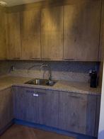 Complete keuken incl koelkast, inductie en quooker, Huis en Inrichting, Keuken | Complete keukens, Ophalen, Gebruikt, Hoekkeuken