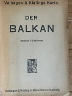 landkaart Velhagen & Klasings Der Balkan, Gelezen, Landkaart, Velhagen & Klasings, 1800 tot 2000