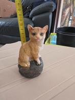 Schattig Kattenbeeldje, Ophalen of Verzenden, Zo goed als nieuw, Kunststof, Dierenbeeld
