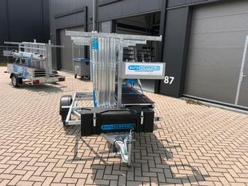 AANBIEDING steigertransporter met rolsteiger WH 8,20 meter beschikbaar voor biedingen