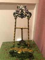 fraaie gietijzeren schilderij/ foto houder, "liefdesduifjes", Ophalen of Verzenden, Zo goed als nieuw, Minder dan 50 cm, Minder dan 50 cm