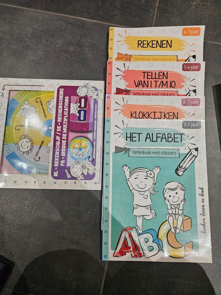Leuke educatieve boeken en rekenschijf, Hobby en Vrije tijd, Cursusmateriaal, Ophalen of Verzenden