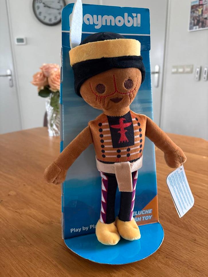Playmobil Knuffel - Indiaan nieuw in de verpakking!, Kinderen en Baby's, Speelgoed | Knuffels en Pluche, Nieuw, Overige typen