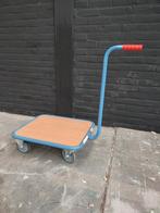 Magazijnkar transportkar plateauwagen, Caravans en Kamperen, Bolderkarren, Ophalen, Zo goed als nieuw