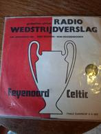 Radioverslag feyenoord celtic single 1970, Cd's en Dvd's, Ophalen of Verzenden, Gebruikt, Overige formaten