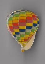 Regenboog Ballon Luchtballon pin, Verzamelen, Speldjes, Pins en Buttons, Gebruikt, Niet vindbaar, Niet vindbaar, Speldje of Pin