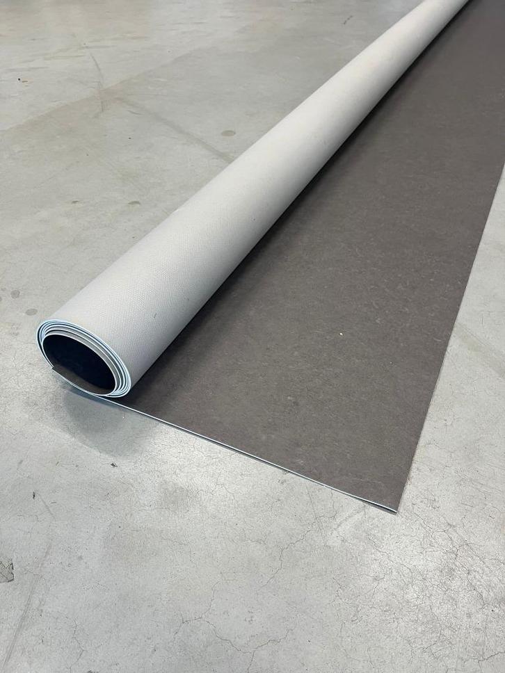 Overgebleven antraciet vinyl van 3x4m, Huis en Inrichting, Stoffering | Tapijten en Kleden, Nieuw, 200 cm of meer, 200 cm of meer
