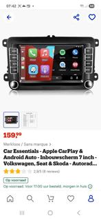 Apple carplay  autoradio voor vw, Auto diversen, Ophalen of Verzenden, Nieuw