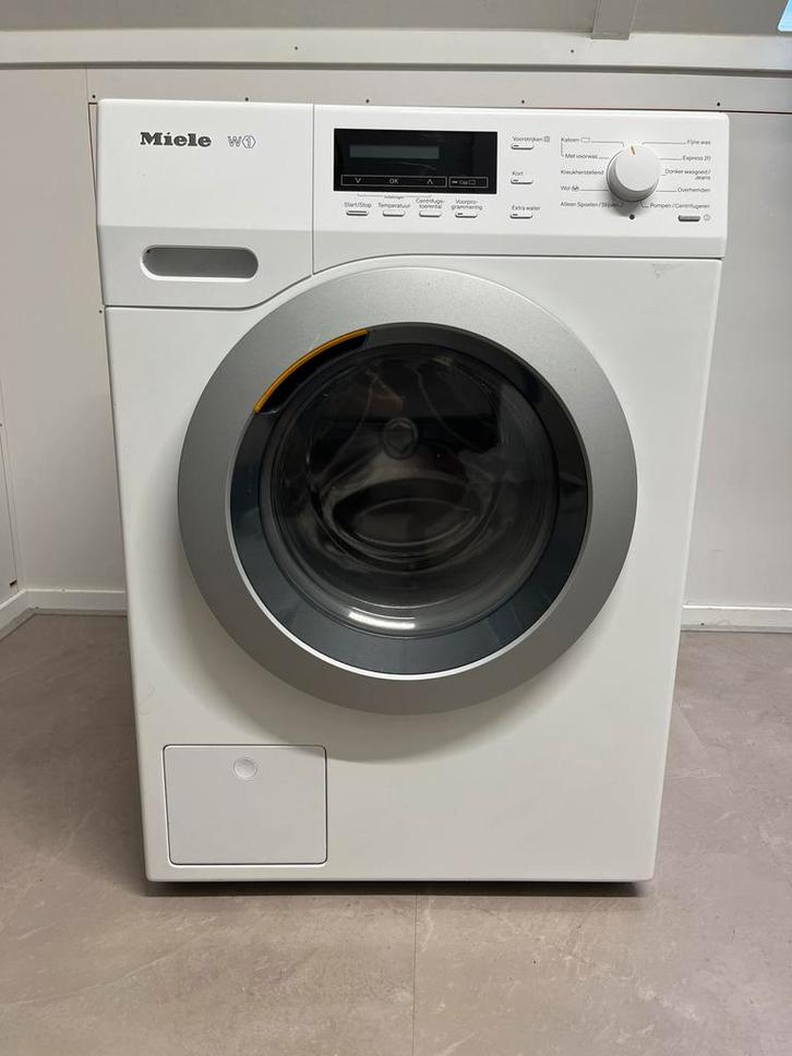 Miele WKB130 Wasmachine - Topkwaliteit!, Witgoed en Apparatuur, Wasmachines, Gebruikt, Voorlader, 6 tot 8 kg, 85 tot 90 cm, 1200 tot 1600 toeren